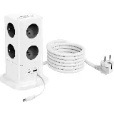 Cubenest PowerCube 8xAC PD 65W 3 m šedá