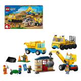 LEGO 60391 Stavebná dodávka a demolačný žeriav