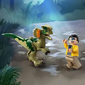 Stavebnice - LEGO ® 76958 Útok dilophosaura - 3
