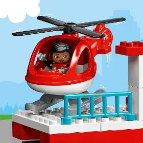 Stavebnice - LEGO ® 10970 Fire Station & Helicopte - 4