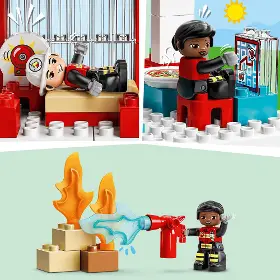 Stavebnice - LEGO ® 10970 Fire Station & Helicopte - 5
