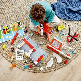 Stavebnice - LEGO ® 10970 Fire Station & Helicopte - 6