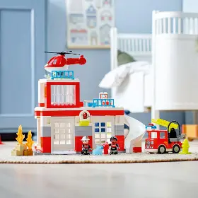 Stavebnice - LEGO ® 10970 Fire Station & Helicopte - 7
