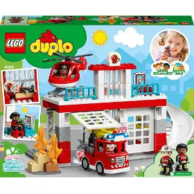 Stavebnice - LEGO ® 10970 Fire Station & Helicopte - 9