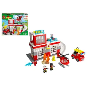 Stavebnice - LEGO ® 10970 Fire Station & Helicopte - 1