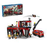 LEGO® 60414 Hasičská stanice s hasičským vozem