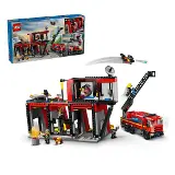 LEGO ® 60414 Hasičská stanice s vozem