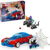 LEGO 76279 Spider-Manovo pretekárske auto a Venomov Zelený goblin