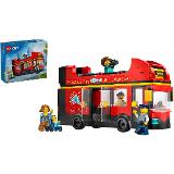 LEGO 60407 Červený dvojposchodový autobus