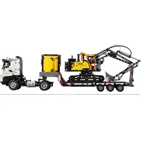 Stavebnice - LEGO ® 42175 Nákladní auto Volvo FMX a elektrický bagr Volvo EC230 - 3