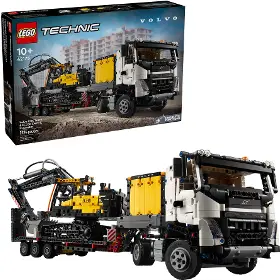 Stavebnice - LEGO ® 42175 Nákladní auto Volvo FMX a elektrický bagr Volvo EC230 - 1