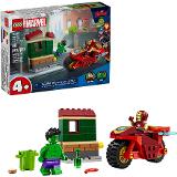 LEGO ® 76287 Iron Man s motorkou a Hu