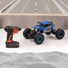 Osobné auto - MAXLIFE Auto na dialkové ovládanie MXRC-300 modré - 4