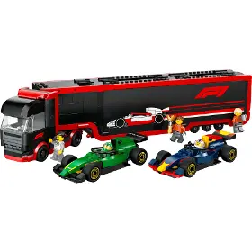 Stavebnice - LEGO ® 60445 Kamion F1 s vozy F1 RB20 a AMR24 - 2