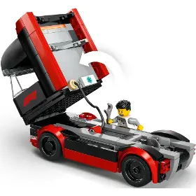Stavebnice - LEGO ® 60445 Kamion F1 s vozy F1 RB20 a AMR24 - 6