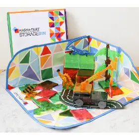 Magnetická stavebnice - Magna-Tiles MT-20200 Úložný box a podložka - 2