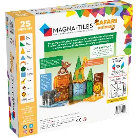Magnetická stavebnice - Magna-Tiles MT-20925 Magnetická stavebnice Safari 25 ks - 10