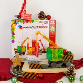 Magnetická stavebnice - Magna-Tiles MT-21632 Magnetická stavebnice Builder 32 ks - 8
