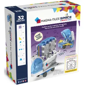 Magnetická stavebnice - Magna-Tiles MT-242032SP Magnetická stavebnice Space 32 ks - 9