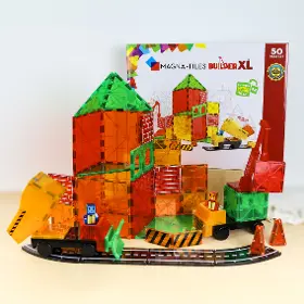 Magnetická stavebnice - Magna-Tiles MT-242050TR Magnetická stavebnice Builder XL Trucks 50 ks - 7