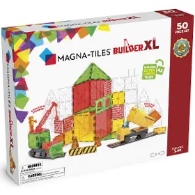 Magnetická stavebnice - Magna-Tiles MT-242050TR Magnetická stavebnice Builder XL Trucks 50 ks - 8