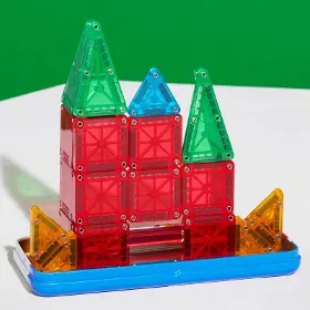 Magnetická stavebnice - Magna-Tiles MT-244026BO Magnetická stavebnice microMAGS Travel Set 26 ks - 2