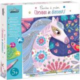 Créa Lign CL186 Diamantová mozaika Koně