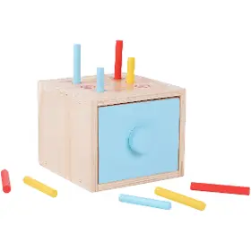 Motorické hračky - EDUkid EK090319 Montessori box 4v1 - 2