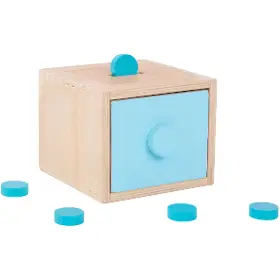 Motorické hračky - EDUkid EK090319 Montessori box 4v1 - 3