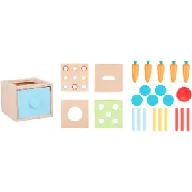Motorické hračky - EDUkid EK090319 Montessori box 4v1 - 5