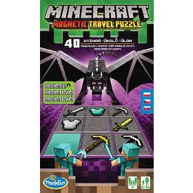 Hlavolam - Ravensburger ThinkFun Minecraft Magnetic Travel Puzzle - 1