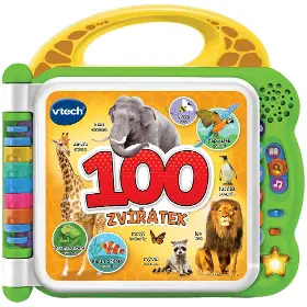 Knížka se zvuky - Vtech Mých 100 zvířátek - 1