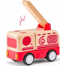 Hasiči a policie - Woody Hasičské auto se zvuky - 2