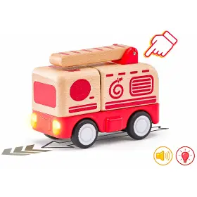 Hasiči a policie - Woody Hasičské auto se zvuky - 3