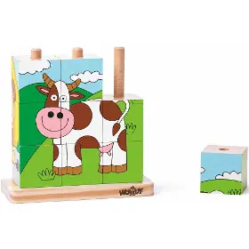 Kostky - Woody Kubus Domácí zvířata - 2