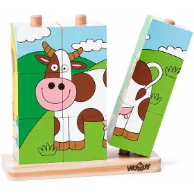 Kostky - Woody Kubus Domácí zvířata - 3