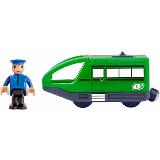 Woody Elektrická mašinka zelená