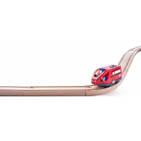 Příslušenství k vláčkové dráze - Woody Elektrická mašinka červená - 2