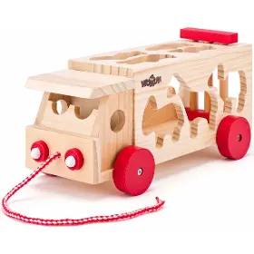 Vkládačka - Woody Kamion s vkládacími tvary - 2
