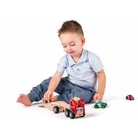 Nákladní auto - Woody Tahač se závodními auty - 3