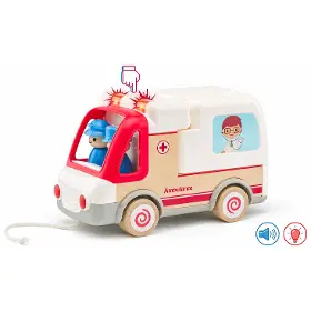 Tahací hračka - Woody Auto ambulance se zvuky - 2