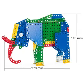 Stavebnice - Merkur ZOO Slon 267 dílků - 2