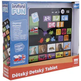 Interaktivní hračka - Infini Fun Dětský tablet - CZ/SK/AJ - 2