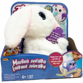 Interaktivní hračka - My Fuzzy Friends Mazlivá zvířátka Králíček - 3