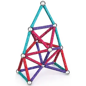 Magnetická stavebnice - Geomag Glitter 60 dílků - 3