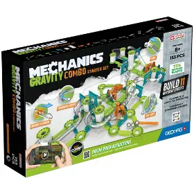 Magnetická stavebnice - Geomag Mechanics Starter Set 153 dílků - 1