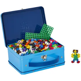 Stavebnice - Plus-Plus Kufřík kovový Basic - 600 ks - 2