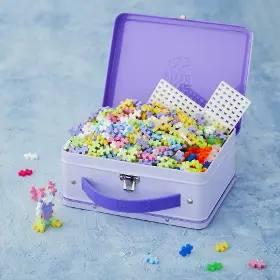 Stavebnice - Plus-Plus Kufřík kovový Pastel - 600 ks - 3