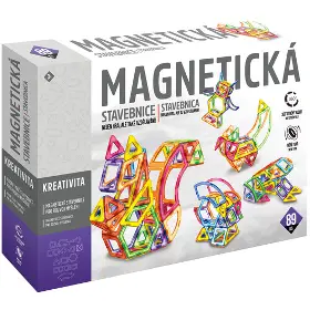 Magnetická stavebnice - Epee Magnetická stavebnice 89 ks - 1