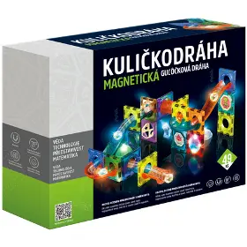 Kuličková dráha - Epee Kuličkodráha magnetická se světlem 49 ks - 1